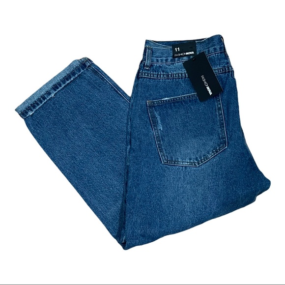 Fashion Nova Nicki Boyfriend Jeans New with Tags 🏷 - Picture 10 of 13